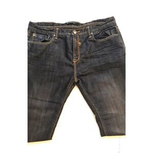 Carbon Black Jeans 38x32 Dark Wash Low Rise Trendy Style Boot Cut